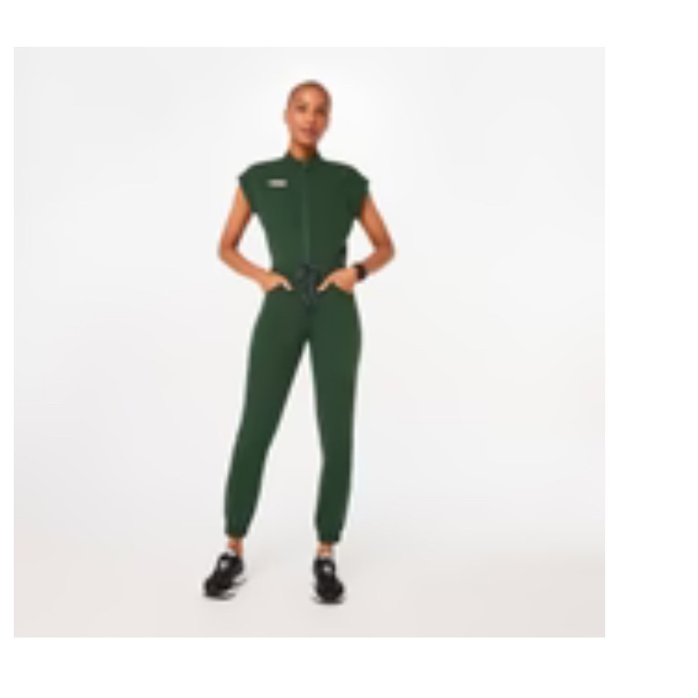 Figs Forest Green Women's Romper